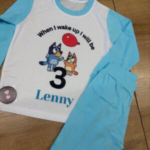 Personalised Birthday "When I Wake Up" Pyjama Set